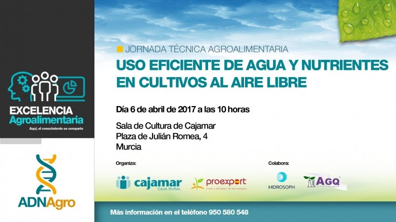 Uso eficiente de agua y nutrientes en cultivos al aire libre