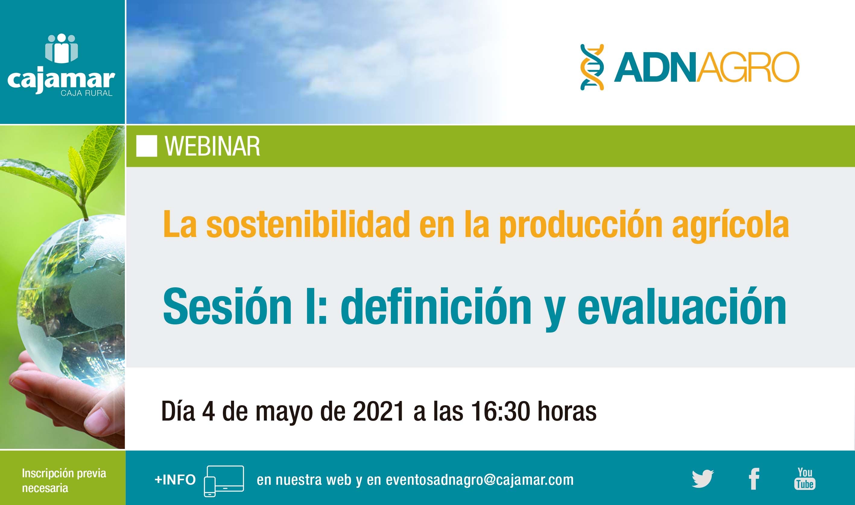 Webinar - Sostenibilidad en producción agrícola: definición y evaluación