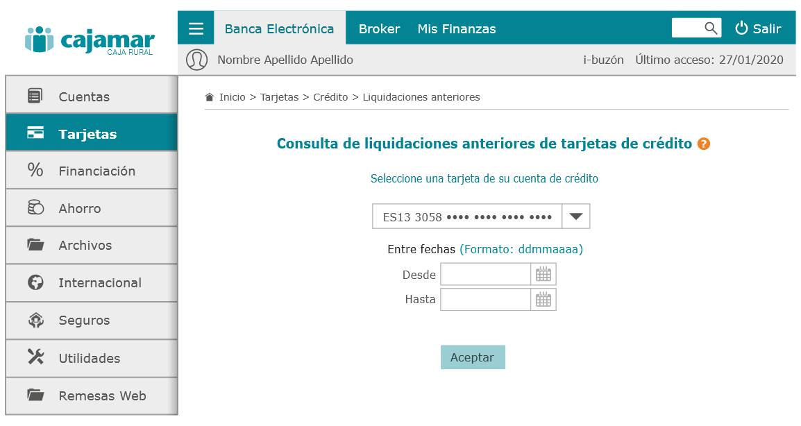 Paso 3 para aplazar el recibo de tu tarjeta de crédito