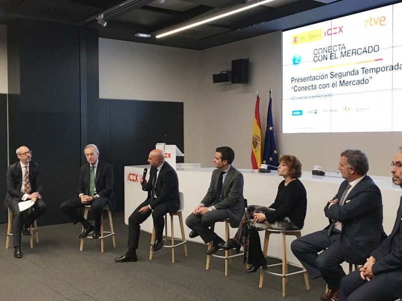 Intervención de Ricardo Garcia, director de Banca de Empresas de BCC-Grupo Cajamar durante la persentación de Conecta con el mercado.